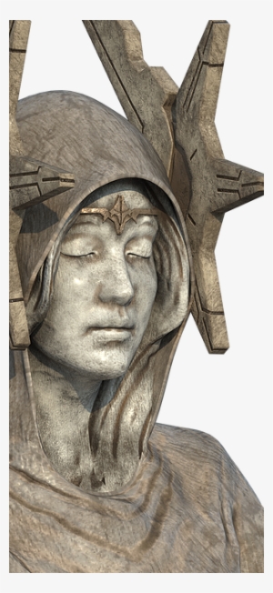 Statue Head Left Side