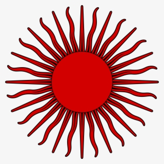 Sun Symbol Red - Sun Argentina Flag
