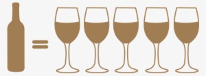 5 - 5oz Glasses - Wine Glass