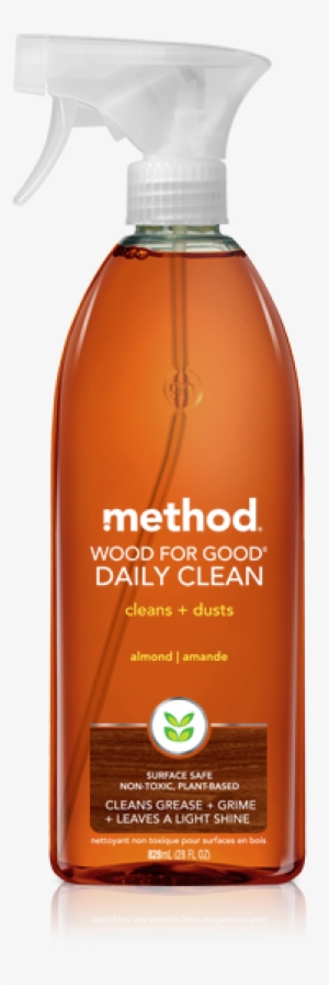 Give Dirt More Than A Brush-off Your Kitchen Table - Method - Daily Wood Cleaner Almond - 28 Oz.