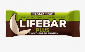 Lifefood Chocolate Green Protein Lifebar Plus 47 G - Life Food