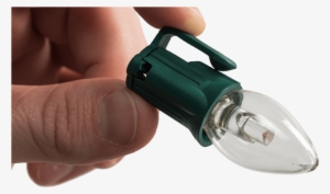 Side Profile Picture Of Light Bulb Socket With Easy-install - Tool