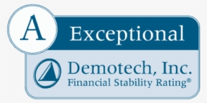 The Bar Plan Has An "a, Exceptional" Rating By Demotech, - Badge