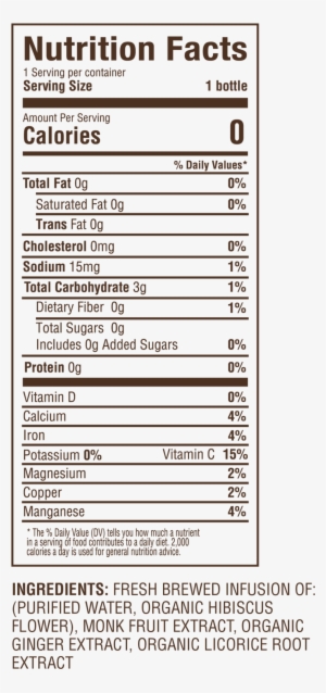 Nutrition Licorice 03 - Nutrition Facts