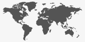 Planets - World Map Grey