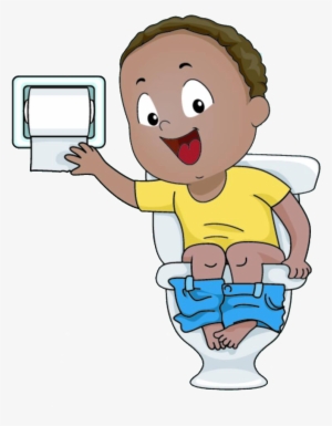 Potty Clipart At Getdrawings - Sit On Toilet Clipart