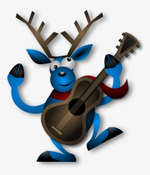 Sexy Reindeer Clipart - Deer Dancing Reindeer Clipart