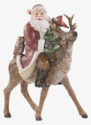 Santa Claus On Reindeer - Santa Claus