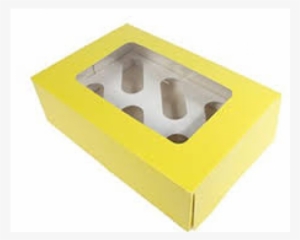 Culpitt Yellow 6 Cupcake/muffin Box