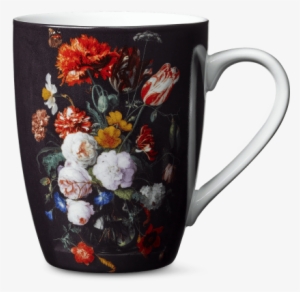 Mug In Gift Box - Still Life With Flowers In A Glass Vase