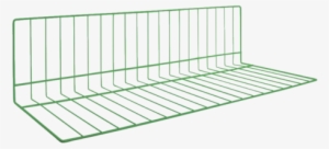 Wire Fence Divider Green 30" X 12" - Wire Shelf Divider 24"l With 12"
