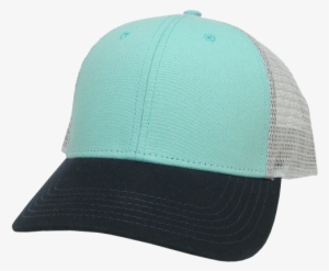 mint/navy/silver trucker - baseball cap