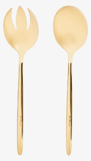 Cubiertos De Servicio Néo Dorado - Gold