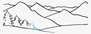 How To Draw Mountains - Mountains Drawing