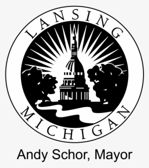 Cityoflansinglogo Andyschor Blackandwhite-01 - City Of Lansing