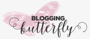 Blogging Butterfly - Calligraphy