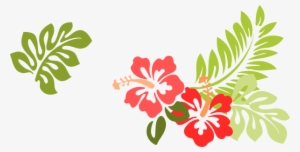 This Free Clipart Png Design Of Hibiscus Clipart - Hawaiian Flower Throw Blanket