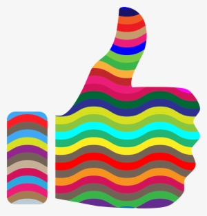 This Free Icons Png Design Of Prismatic Thumbs Up