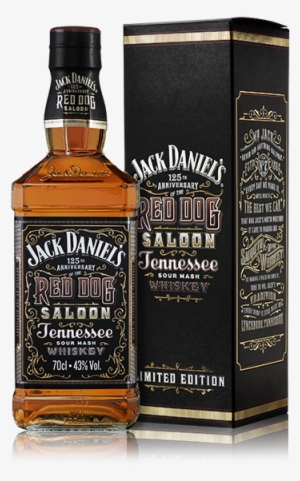 Jack Daniel's Red Dog Saloon Commemorative Bottle - Jack Daniel's Red Dog Saloon 125th Anniversary 86 Proof