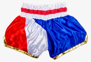 Yokkao Muay Thai Shorts Thai Flag Silver Edition - Muay Thai Shorts Png