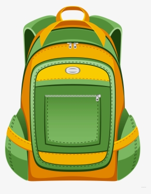 Backpack Clipart Png - School Bag Vector Png