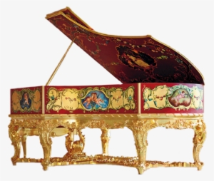 Piano Art Png Tumblr Antique History Glamour Tumblr - C Bechstein Art Case Piano