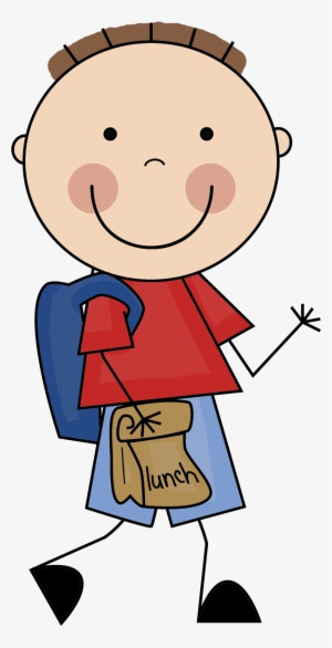 Student With Backpack Clipart - Student Clip Png