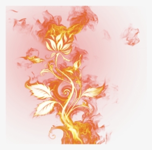Огонь Png, Огненный Цветок, Пламя, Дым, Png Fire, Fire - Rose On Fire Png