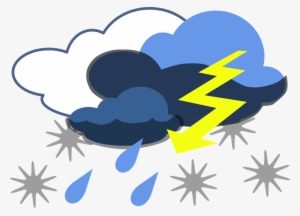 Thunder And Lightning Clipart At Getdrawings - Storm Clipart
