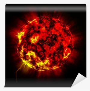 Planet Explosion In Space, Plasma Ball Wall Mural • - Earthbound: The Invisible War Series
