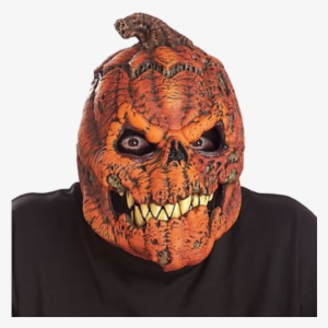 Pumpkin Moving Mouth Mask - Dark Harvest Mask