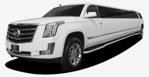 Cadillac Escalade Limo White - Stretch White Escalade