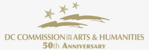 Cah Logo 50th Gold - Dc Commission On Arts And Humanities Logo