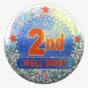 These Sparkling Badges For Second Place Really Shimmer - Circle