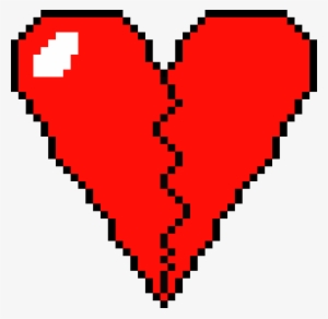Broken Heart - Pixel Art