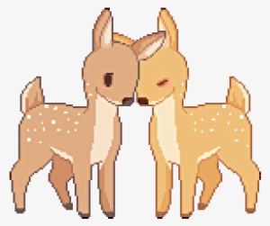 Gif Love Cute Anime Kawaii Cartoon Aw Animal Cutie - Pixel Deer