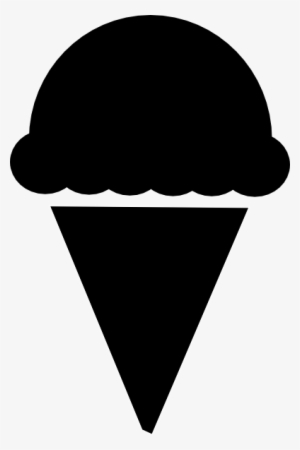 This Free Clipart Png Design Of Ice Cream Silhouette - Ice Cream Vector Icon
