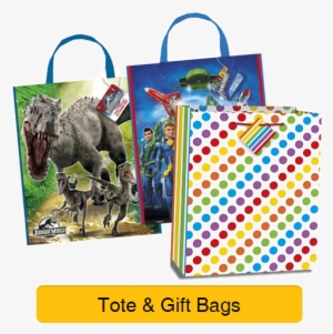 Wrapping Paper, Gift Bags & Cards - Jurassic World Large Plastic Party Tote Bag