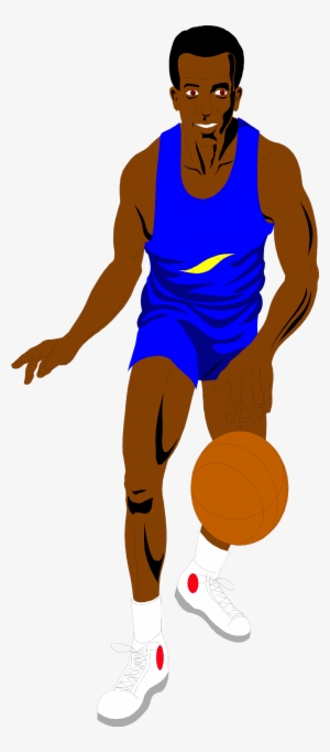 Basketball - Player - Clipart - African American No Background