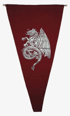 Celtic Dragon Pennant - Medieval Celtic Dragon Banner