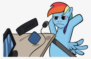 Showing Post & Media For Cartoon Table Flipped Over - Rainbow Dash Table Flip