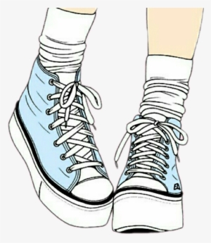 Tenis Zapatos Pies Tennis Hipster Just Tumblr Girl - Girly Things To Draw