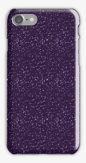 Purple Glitter Iphone 7 Snap Case - Mobile Phone