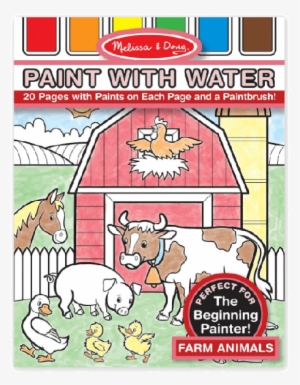 Melissa & Doug Farm Animals Paint With Water - Melissa & Doug Paint With Water - Farm Animals