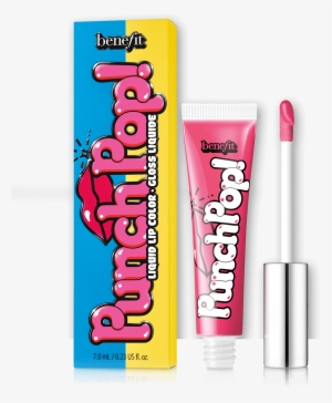 Punch Pop Liquid Lip Color Contains Vitamin E For Soft, - Benefit Cosmetics Punch Pop