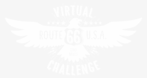 Route 66 Virtual Fitness Challenge Logo - Emblem