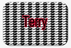 Personalized Glass Cutting Board Houndstooth