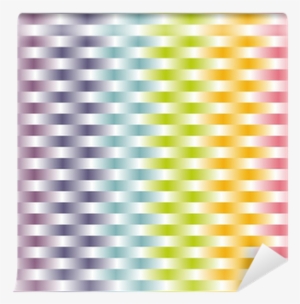 Woven Background In Pastel Rainbow Color Pattern Wall - Art Paper