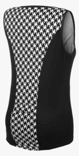 3321p Houndstooth Black Back - Natura Mamae Bebe Trocador