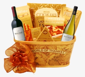 Wine Gift Basket Png